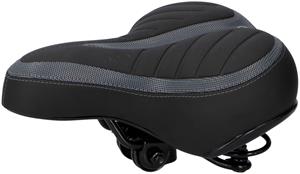 Dunlop zadel stadsfiets 26 x 23 cm unisex zwart