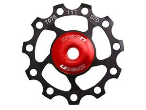 Sunrace derailleurwieltje SP880 11 tanden 9/10/11S zwart/rood