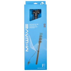 M-wave zadelpen verstelbaar Levitate EX 125 31,6 x 440 mm alu. zwart