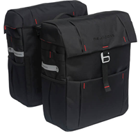 New Looxs Dubbele Fietstas Vigo Double 37L Zwart
