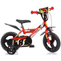 Dino Bikes Pro Cross 12 Inch 21 cm Jongens Knijprem Rood/Zwart