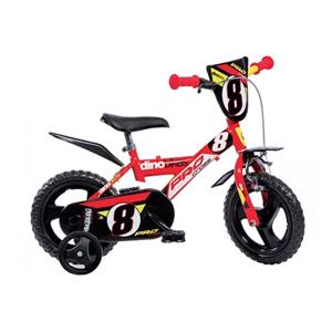 Dino Bikes Pro Cross 12 Inch 21 cm Jongens Knijprem Rood/Zwart