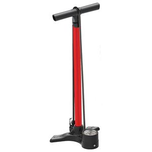 Lezyne Macro Floor DV Head Drive Pump - Red