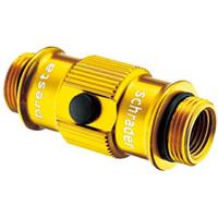 Lezyne HP Stanspumpe (Rennrad, ABS Flip Chuck Ventilaufsatz) - Gold