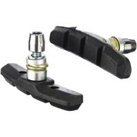 LifeLine M947V V-Bremsen Bremsbeläge (einfache Mischung) - Schwarz  - Pair