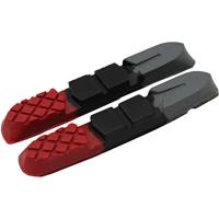 Clarks Ersatzgummi (72 mm) - Rot - Schwarz - Grey  - Pair