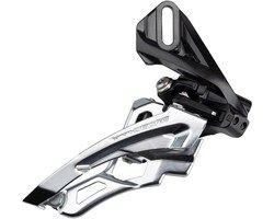 Shimano voorderailleur Deore M6000 10S triple direct mount zilver