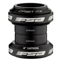 FSA Orbit MX Steuersatz - Schwarz  - Colour Match Top Cap