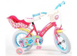 Volare Peppa Pig Kinderfahrrad - Mädchen - 12 Zoll - Pink rosa