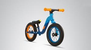 Loopfiets aluminium PedeX 01 - vanaf 2 jaar - oranje met blauw