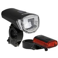 M-Wave - Atlas K 11 USB Set - Fietslampenset zwart