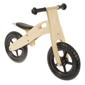 Anlen Loopfiets 12 Inch Junior Zwart/Blank