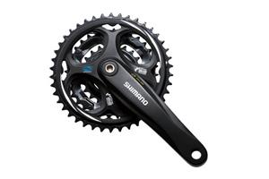 Shimano Crankstel altus m311 7/8 speed 48x38x28t 175mm zwart blister