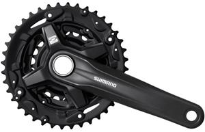 shimano crankstel Altus 22-32-44T 170 mm kettingscherm zwart