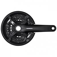 shimano crankstel Altus 22-30-40T 175 mm kettingscherm zwart