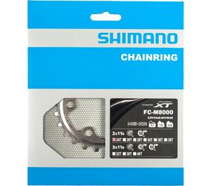 Shimano kettingblad XT FC-M8000 24T-AS 11S 64 mm grijs