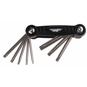 Vwp multitool Torx 8,5 cm zwart/zilver 8 functies