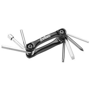 Icetoolz multitool Urban 8 RVS 8,5 cm zwart/zilver