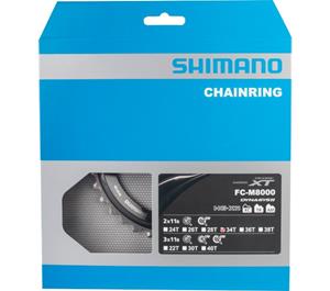 Shimano kettingblad XT FC M8000 34T BB 11S 96 mm grijs