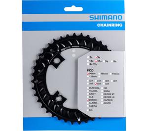 Shimano kettingblad Deore M6000 40T-AN 10S 96 mm zwart