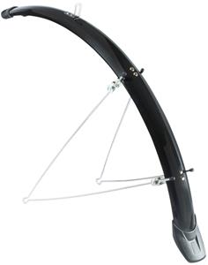 Eurofender spatbordenset Elegance 28 inch 46 mm kunststof zwart