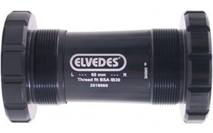 Elvedes trapas Shimano kunststof/staal 70 mm zwart 24 mm