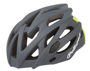 Polisport fietshelm Twig unisex 55/58 cm easy-lock grijs/geel