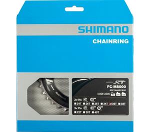 Shimano kettingblad XT FC M8000 36T BC 11S 96 mm grijs