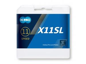 KMC ketting X11SL 1/2-11/128 inch 118 schakels 11V zilver