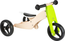 Small Foot Tricycle Trike 2-in-1 loopfiets 10 Inch Junior Groen