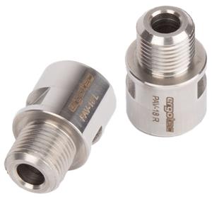 Ergotec pedaalasverlenging 9/16 18 mm zilver 2 stuks