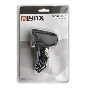 Lynx Koplamp Sensor e bike led 70 lux zwart