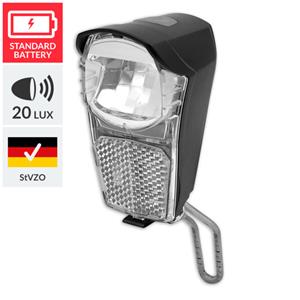 koplamp Clever batterij led 20 lux zwart