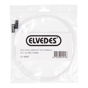 Elvedes Liner schak 2/1,4mm(2) 750mm HDPE+hoedje 2018097