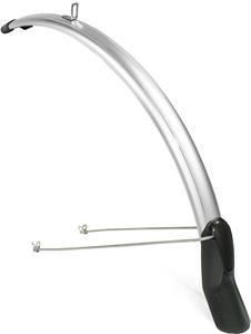 Eurofender voorspatbord Scatto 26-28 inch 51 mm zilver