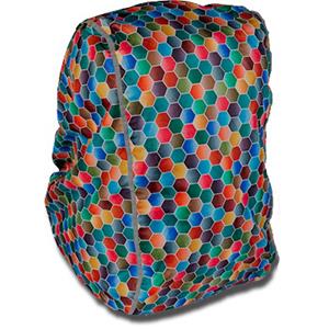 Dripdropbag regenhoes Spring voor rugzak 50 x 40 x 20 cm multicolor