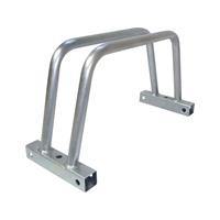 Fahrradständer Anzahl Einstellplätze=1 Stahl Silber