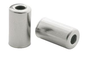 Bofix kabelhoedjes 5 mm zilver per 50 stuks