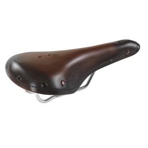 Selle Monte Grappa zadel Old Frontiers Sports leer 30 cm donkerbruin