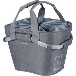 basil designmand Carry All voor 15 liter grijs