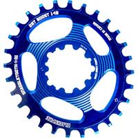 Blackspire Snaggletooth SRAM Oval Kettenblatt (schmal/breit) - Blau  - 3mm Offset