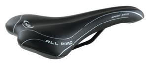 Selle Monte Grappa zadel All Road 275 x 135 mm unisex zwart