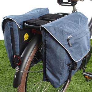 Beck Dubbele fietstas Sporty 30L Blauw