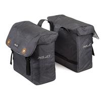 XLC Lux Doppel-Fahrradtasche grau