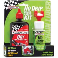 Finish Line No Drip & Dry Teflon Bike Lube Kit - n/a