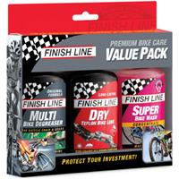 Finish Line Bike Care Summer Value Pack - n/a  - 4oz x 3