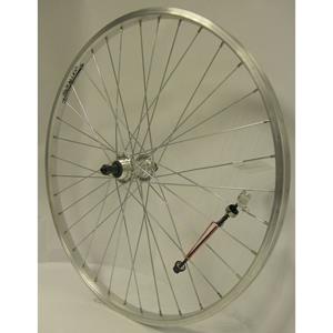 Paralex achterwiel 26 inch (559-19) pion uitval alu zilver