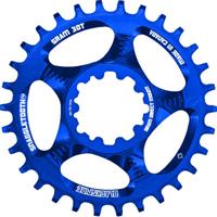 Blackspire Snaggletooth SRAM Kettenblatt (schmal/breit) - Blau  - Direct Mount