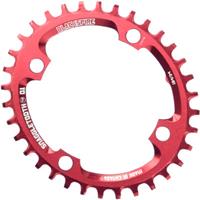 Blackspire Snaggletooth Oval Kettenblatt (schmal/breit) - Rot  - 4 Bolt