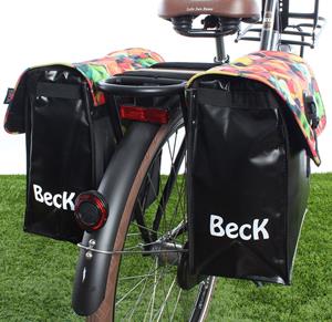 Beck Dubbele fietstas 35L Small Fruit